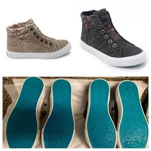 2 pairs Blowfish Malibu Womens Kora Mid-Top Fashion Sneaker